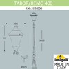 Миниатюра фото парковый фонарь  fumagalli tabor/remo r50.205.000.aye27 | 220svet.ru