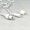 Миниатюра фото гирлянда нить 10м белая 24в, 75 led, провод белый каучук, ip65 ltc ll75-8-1w | 220svet.ru