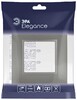 Миниатюра фото рамка для розеток и выключателей эра elegance 14-5011-16 classic, на 1 пост, титан б0065823 | 220svet.ru