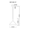 Миниатюра фото подвесной светильник myfar adele mr1380-1p | 220svet.ru