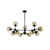Миниатюра фото подвесная люстра arte lamp a1664sp-12bk | 220svet.ru