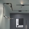 Миниатюра фото трековый магнитный светодиодный светильник elektrostandard arcos 85096/01 черный a063713 | 220svet.ru