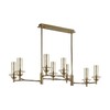 Миниатюра фото потолочная люстра на штанге lumion madonna 6554/8c бронза | 220svet.ru