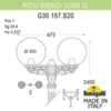 Миниатюра фото садово-парковый фонарь fumagalli ricu bisso/g300 2l g30.157.s20.vze27 | 220svet.ru