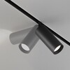 Миниатюра фото трековый магнитный светодиодный светильник maytoni focus led exility tr032-4-20wtw-m-dd2-b | 220svet.ru