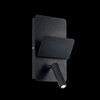 Миниатюра фото светодиодный спот ideal lux read ap nero | 220svet.ru