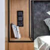Миниатюра фото розетка с заземлением безвинтовой зажим werkel черные матовый w1171308 | 220svet.ru