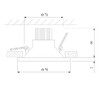 Миниатюра фото встраиваемый светодиодный светильник elektrostandard 15266/led черный a055719 | 220svet.ru