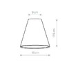 Миниатюра фото абажур nowodvorski cameleon cone s 8415 | 220svet.ru