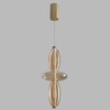Миниатюра фото подвесной светодиодный светильник crystal lux quasar sp14w led amber | 220svet.ru