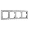 Миниатюра фото рамка из поликарбоната на 4 поста werkel hammer серебряный w0042406 | 220svet.ru