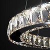 Миниатюра фото подвесная светодиодная люстра с хрусталем eurosvet grasia 90023/1 | 220svet.ru