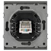Миниатюра фото розетка эра arktik 16-3107-06 информационная rj45 графит б0070479 | 220svet.ru