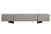 Миниатюра фото тумба под телевизор с мраморной столешницей серая garda decor 58db-21630 | 220svet.ru