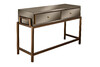 Миниатюра фото консоль с 2мя ящиками зеркальная бронза/золото garda decor kfg210 | 220svet.ru
