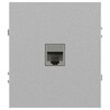 Миниатюра фото розетка эра arktik 16-3107-03 информационная rj45 алюминий б0070476 | 220svet.ru