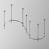Миниатюра фото шинопровод магнитный полукруг накладной-подвесной maytoni busbar trunkings flarity trx154-sr-d800-b | 220svet.ru