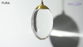 Миниатюра фото настенный светильник odeon light loop 7159/3wl бронзовый | 220svet.ru