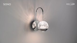 Миниатюра фото бра odeon light sono 5100/5wl хром | 220svet.ru